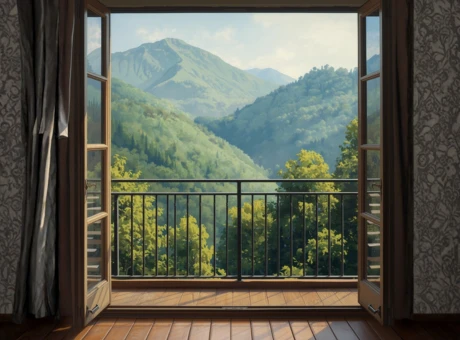 Nestling Woods architecture and setting